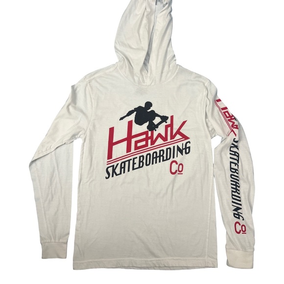 Tony Hawk Skateboarding hoodie tee shirt size M no hood string - Picture 3 of 6